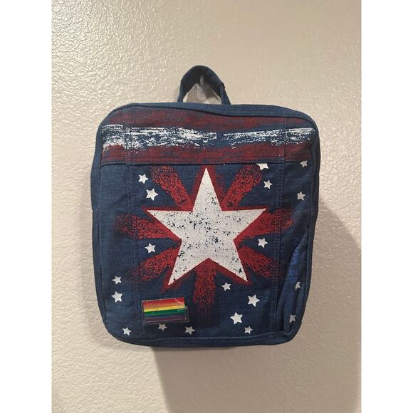 NWT Disney Parks America Chavez Denim Backpack Dr. Strange in Multiverse Madness - Picture 3 of 6